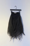 MARC LE BIHAN 25930 Silk Skirt Dark Grey
